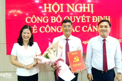 Đồng chí Huỳnh Ngọc Thái được bổ nhiệm giữ chức Chánh Văn phòng Thành ủy Long Khánh