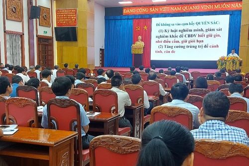 Tập huấn nghiệp vụ công tác nội chính Đảng năm 2023
