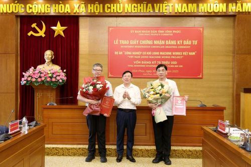 Vĩnh Phúc thu hút vốn đầu tư FDI đăng ký mới đạt 328,2 triệu USD trong 6 tháng đầu năm 2023