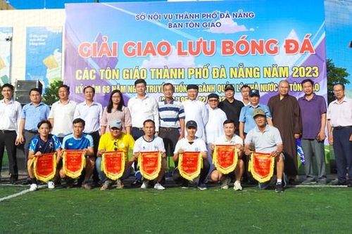 Đà Nẵng: Khai mạc Giải giao lưu bóng đá các tôn giáo năm 2023