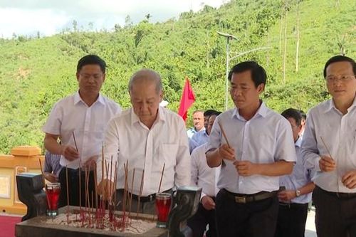 Khánh thành Nhà tưởng niệm Liệt sĩ hy sinh khi làm nhiệm vụ tại Thủy điện Rào Trăng 3