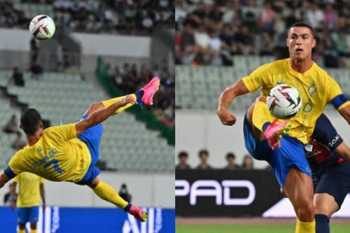 Ronaldo suýt lập siêu phẩm trong ngày Al Nassr cầm chân PSG
