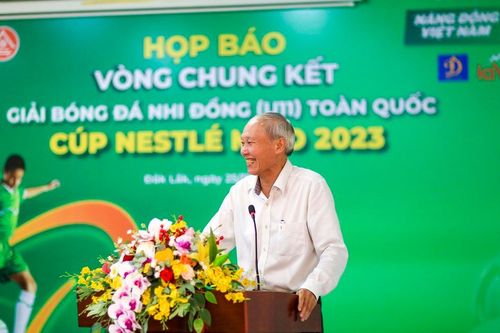 Họp báo VCK giải bóng đá nhi đồng toàn quốc 2023