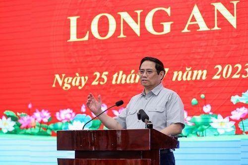 Thủ tướng Phạm Minh Chính: Long An đang có cơ hội, khí thế và động lực phát triển mới