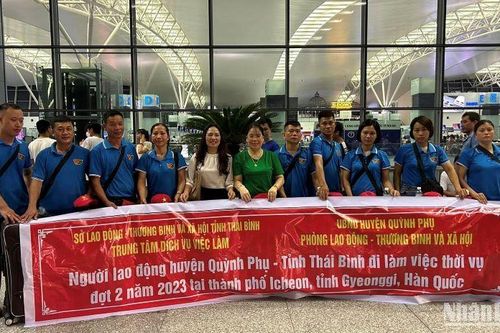 Thái Bình xuất khẩu 37 lao động làm việc thời vụ tại Hàn Quốc