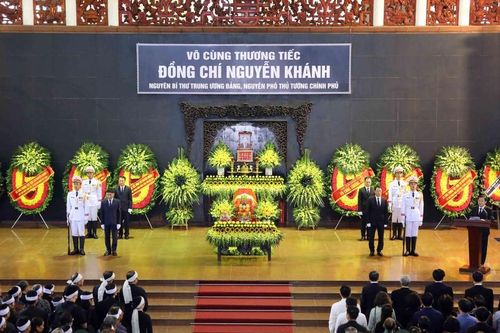 Tổ chức trọng thể lễ tang đồng chí Nguyễn Khánh