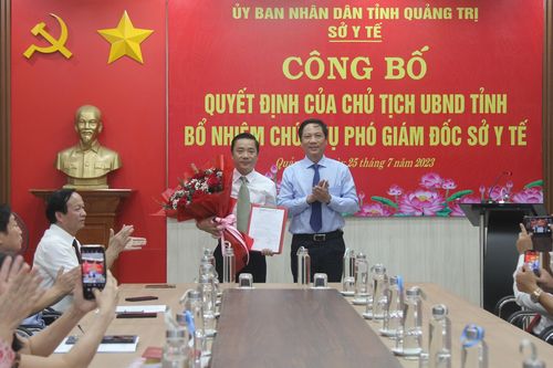 Quảng Trị điều động, bổ nhiệm lãnh đạo chủ chốt 2 Sở Công Thương và Y tế