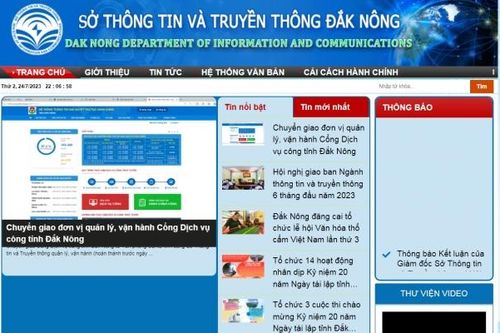 Đắk Nông công khai danh sách các văn phòng đại diện, phóng viên thường trú địa bàn