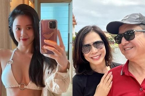 Chí Trung du lịch cùng bạn gái kém 17 tuổi, Midu gợi cảm hút mắt