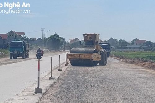 Diễn Châu nỗ lực giải phóng mặt bằng Dự án cải tạo, nâng cấp Quốc lộ 7