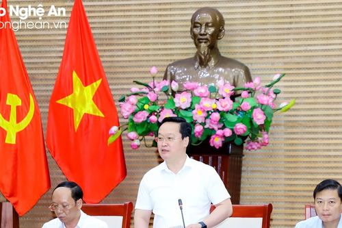 Chủ tịch UBND tỉnh Nghệ An Nguyễn Đức Trung: Triển khai ngay các nội dung Nghị quyết số 39 của Bộ Chính trị