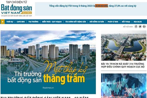 Phạt Tạp chí Điện tử Bất động sản Việt Nam vi phạm hoạt động báo chí