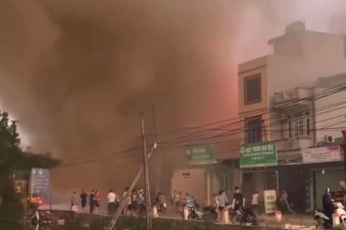 Hà Nội: Làm rõ nguyên nhân vụ cháy xưởng mây tre đan ở xã Vân Côn