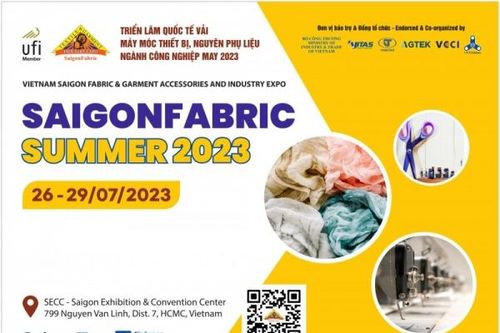 Triển lãm SAIGONFABRIC Summer 2023: Bắt kịp xu hướng sôi động ngành dệt may nửa cuối 2023