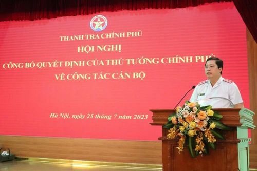 Bổ nhiệm ông Dương Quốc Huy giữ chức vụ Phó Tổng Thanh tra Chính phủ