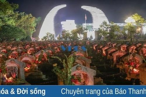 Lung linh ngọn nến tri ân các Anh hùng liệt sĩ