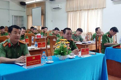 Công an Châu Phú tập trung công tác bảo đảm trật tự an toàn xã hội