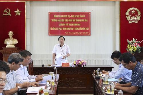 Ninh Hòa: Cần nỗ lực hoàn thành chỉ tiêu phát triển đảng viên