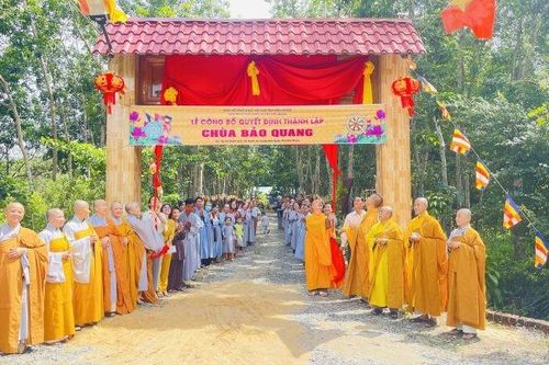 Bình Phước: Công bố quyết định thành lập và khởi công xây dựng chùa Bảo Quang (H.Hớn Quản)