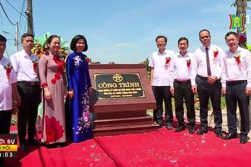 Nhiều công trình chào mừng 69 năm giải phóng huyện Ứng Hòa
