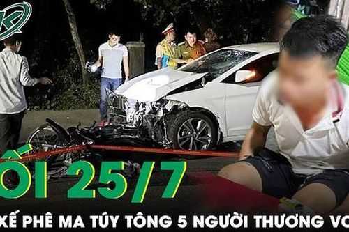 Kinh hoàng tài xế phê ma túy lái ô tô biển số Lào tông 5 người thương vong ở Huế