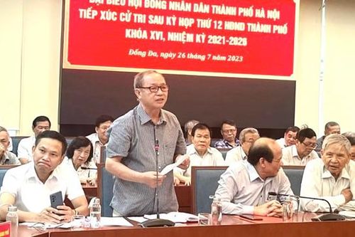 Cử tri quận Đống Đa kiến nghị sớm xây dựng, cải tạo chợ Ngã Tư Sở