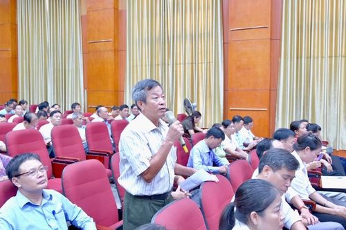 Cử tri huyện Phúc Thọ không hài lòng với chất lượng nước sạch được thụ hưởng