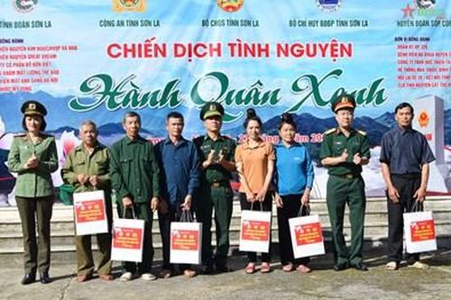 Sơn La: Lực lượng vũ trang tổ chức chiến dịch tình nguyện 'Hành quân xanh'