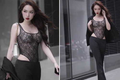 Mặc áo 'trong suốt' dạo phố, hot girl chuyển giới gây chú ý
