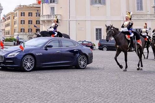 Italy dùng kỵ binh trong lễ đón chính thức Chủ tịch nước Võ Văn Thưởng và Phu nhân