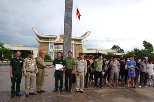 Tiếp nhận, giải cứu 33 công dân bị cưỡng bức lao động tại Campuchia