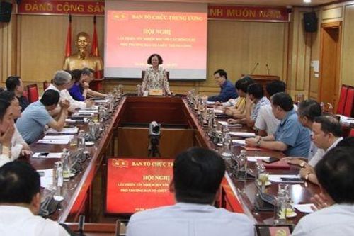 Lấy phiếu tín nhiệm các phó trưởng Ban Tổ chức Trung ương