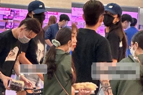 Bắt gặp Minh Tú và Andree tại siêu thị, đàng gái có động thái 'đánh dấu chủ quyền'