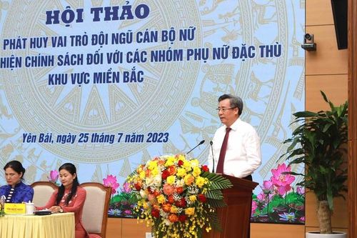 'Cần nâng cao nhận thức của cấp ủy Đảng, người đứng đầu về công tác cán bộ nữ, bình đẳng giới'