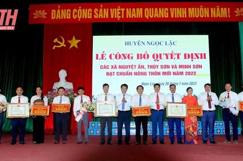 Ngọc Lặc phấn đấu trở thành huyện miền núi đạt chuẩn NTM