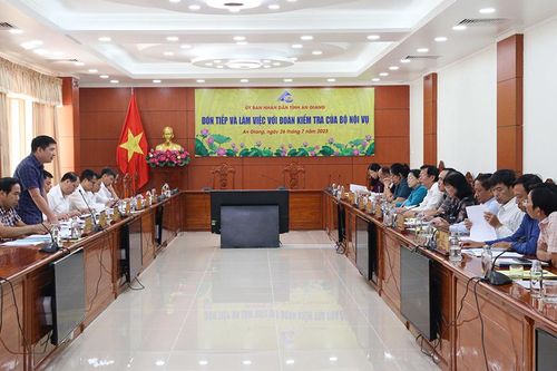 Bộ Nội vụ kiểm tra tại An Giang