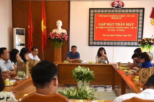 Công đoàn Sở Lao động-Thương binh và Xã hội thăm, tặng quà Mẹ Việt Nam Anh hùng