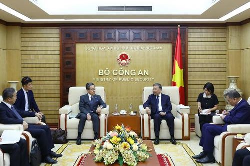 Tăng cường quan hệ hợp tác giữa Bộ Công an và JBIC