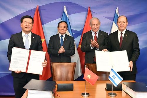Việt Nam và Israel ký kết Hiệp định Thương mại tự do