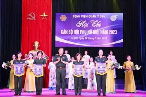 Bệnh viện Quân y 354 tổ chức Hội thi cán bộ Hội phụ nữ giỏi năm 2023