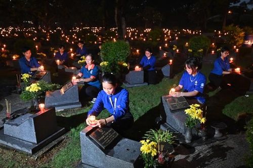Tuổi trẻ TP. HCM thắp nến tri ân các Anh hùng liệt sĩ nhân dịp 27/7
