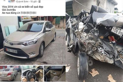 Toyota Vios 2014 'zin' rao bán 230 triệu từng là xe tai nạn nát bét