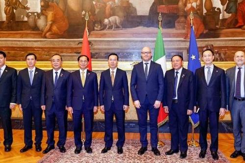 Việt Nam-Italy: Nhất trí đẩy mạnh hợp tác lập pháp giữa hai nước
