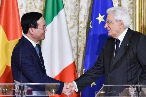 Việt Nam-Italy ra Tuyên bố chung về Tăng cường quan hệ đối tác chiến lược