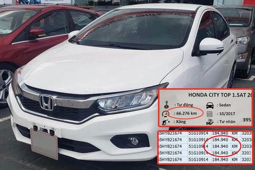 Bán Honda City bị tua ngược 120.000 km, showroom nói 'không lừa khách'