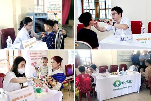 'Hành trình vi chất' khám bệnh, phát thuốc cho 800 trẻ em vùng sâu