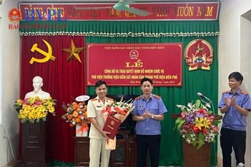 Bổ nhiệm Phó Viện trưởng VKSND TP Điện Biên Phủ