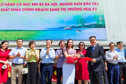 Chính thức xuất khẩu lô hàng cá nục rim Quảng Nam đầu tiên sang thị trường Hoa Kỳ