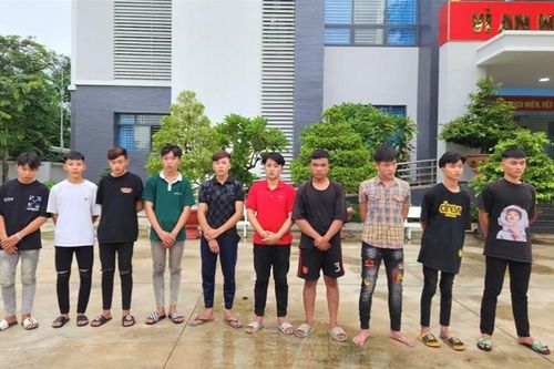 Công an TP. Châu Đốc bắt giữ nhóm thanh niên để điều tra về hành vi cố ý gây thương tích