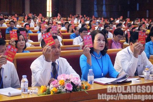 Phiên thứ nhất Đại hội Công đoàn tỉnh Lạng Sơn nhiệm kỳ 2023-2028